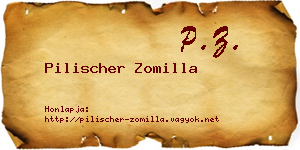 Pilischer Zomilla névjegykártya